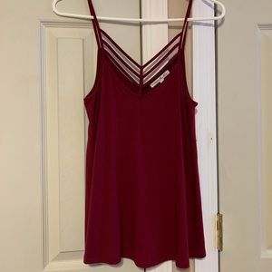 Express One Eleven loose fit tank thin strap tank top